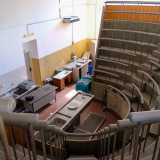 L�anfiteatro ci appare come un�imponente struttura lignea...
